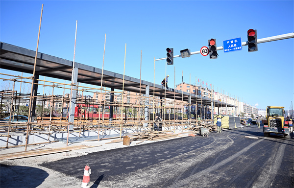 延吉BRT二期项目建设正酣